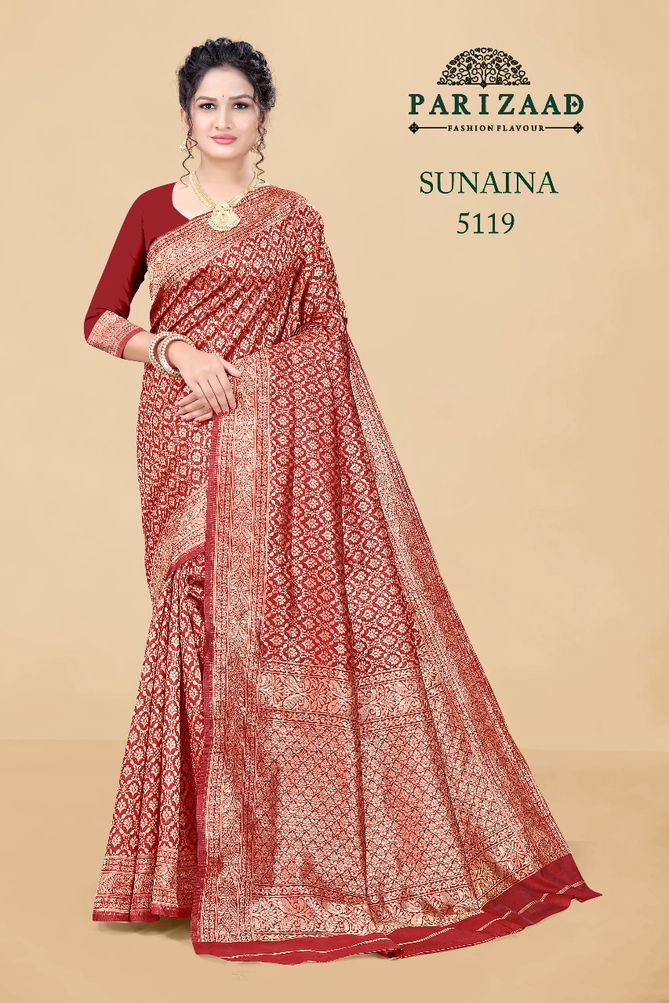 Parizaad By Sunaina Silk Designer Sarees Catalog